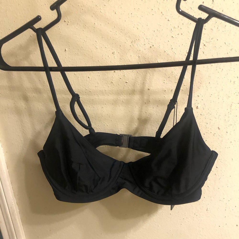 Black swim top